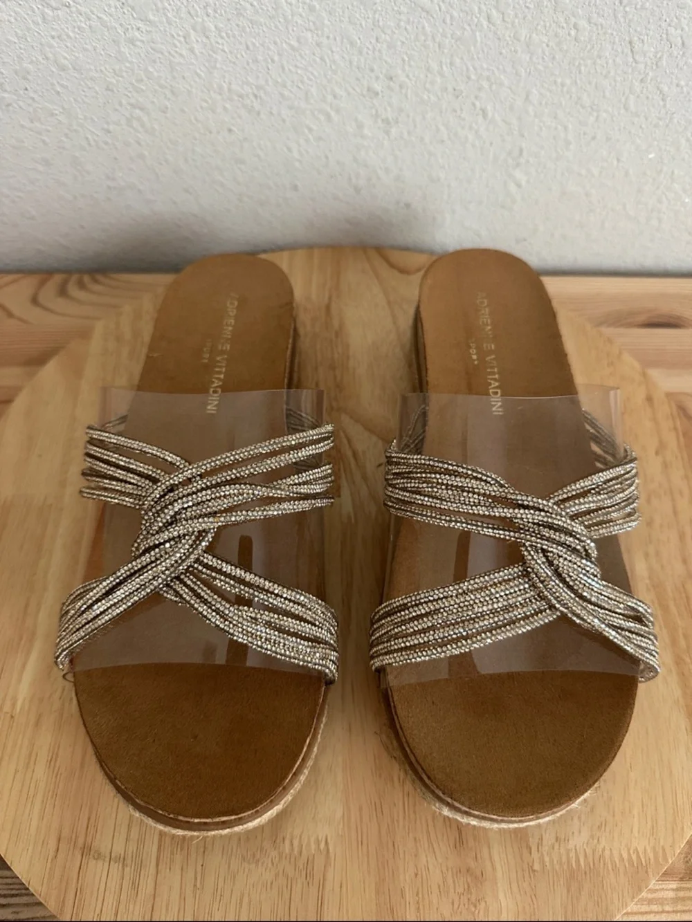 Adrienne Vittadini Proove Womens Round Mules